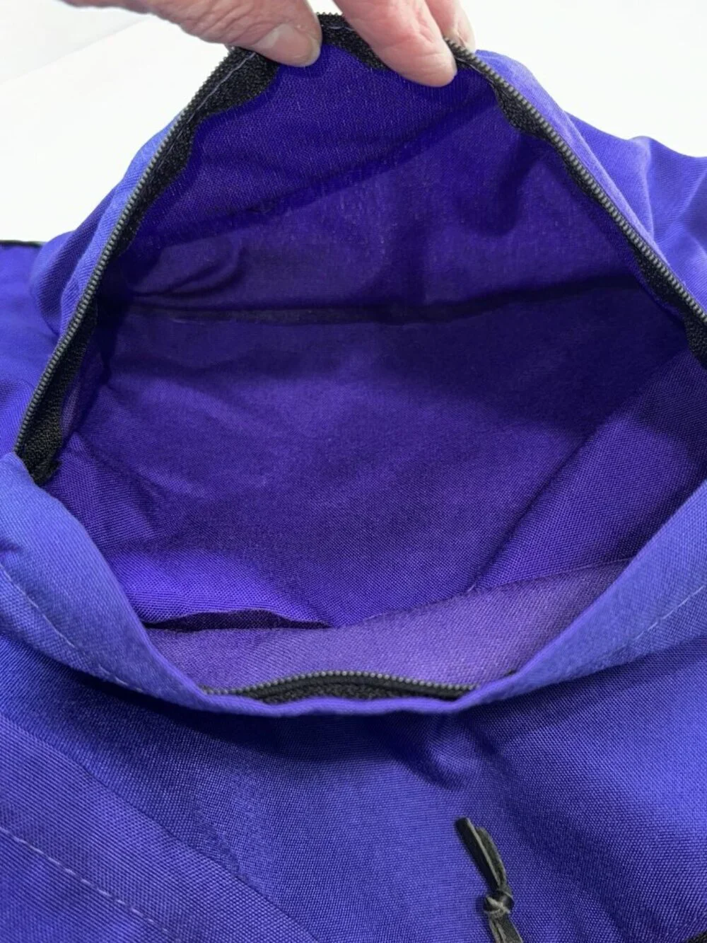 Vintage Eastpak 1990's USA Made Electric Purple 1990s Retro Rare Backpack